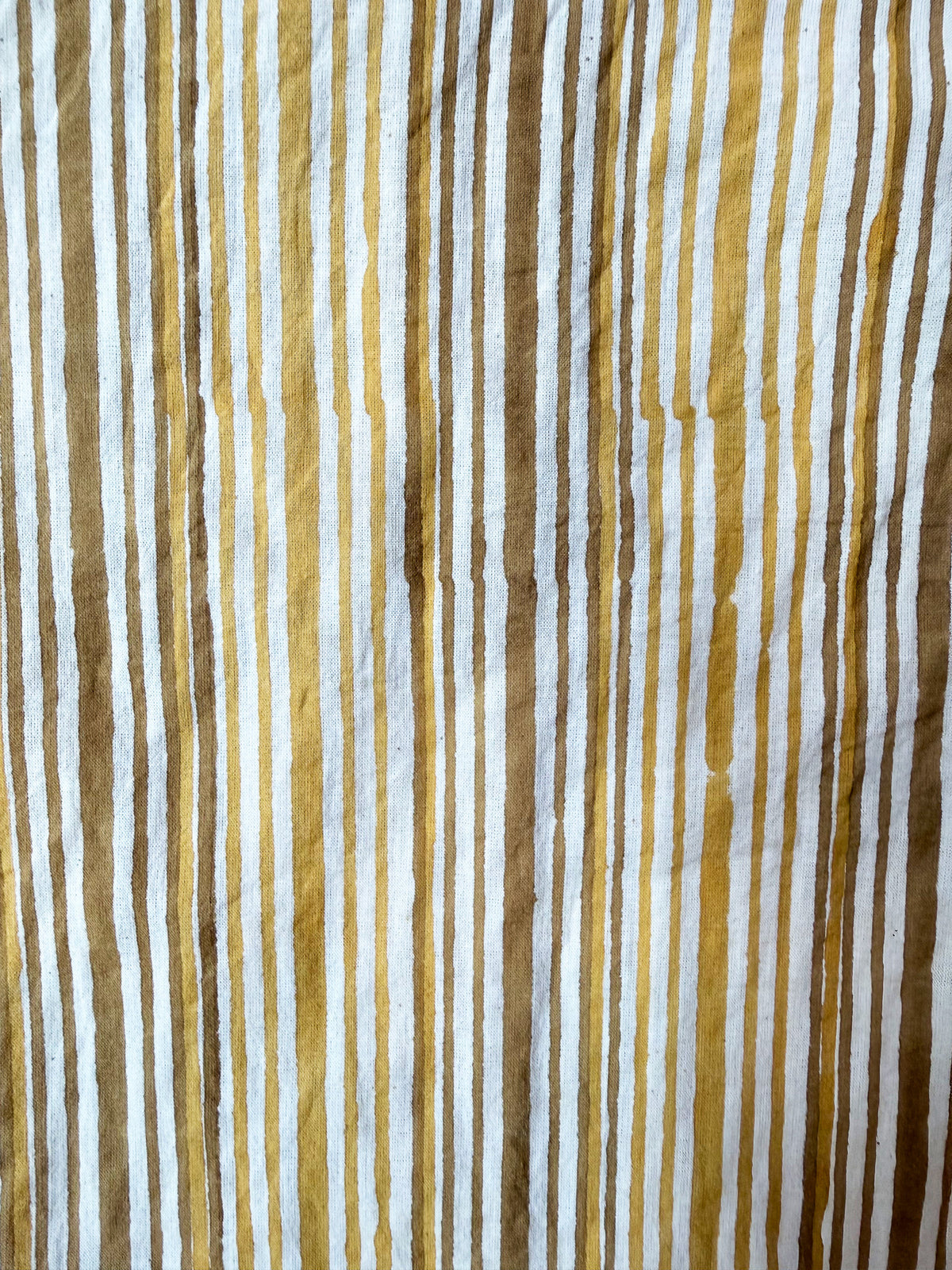 Golden Stripes cotton overalls side view