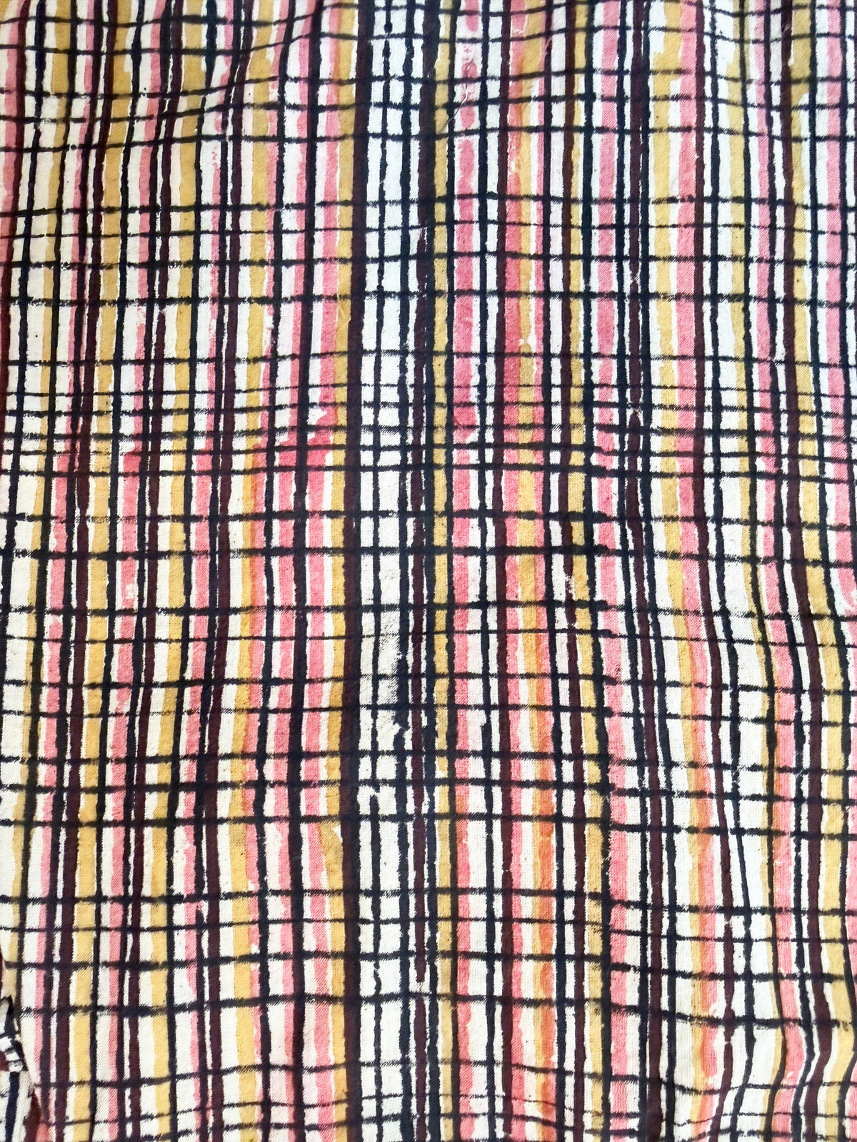 Kalamkari Mesh cotton overalls side view