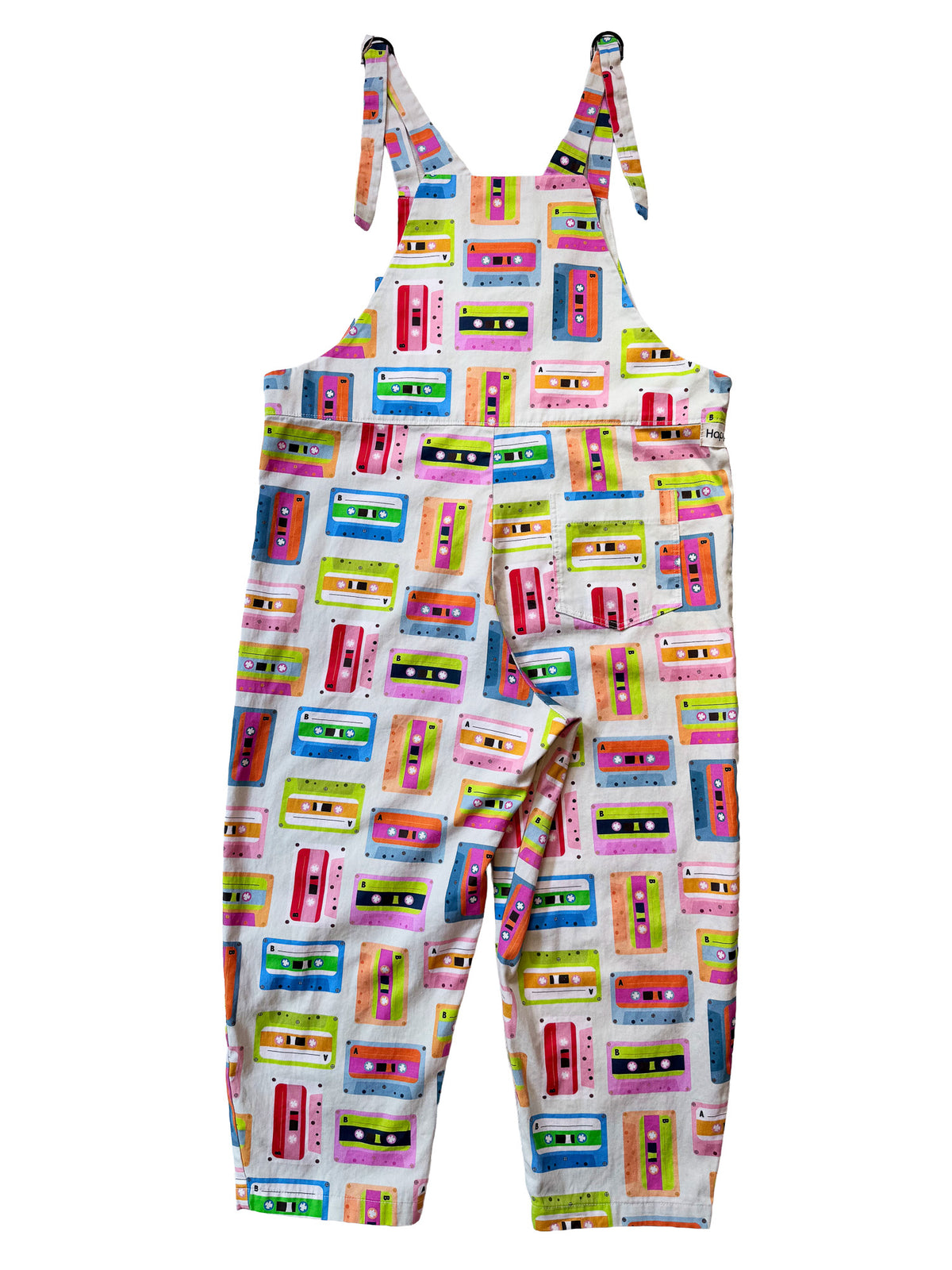 Mixtape Magic cotton overalls pocket and strap detail