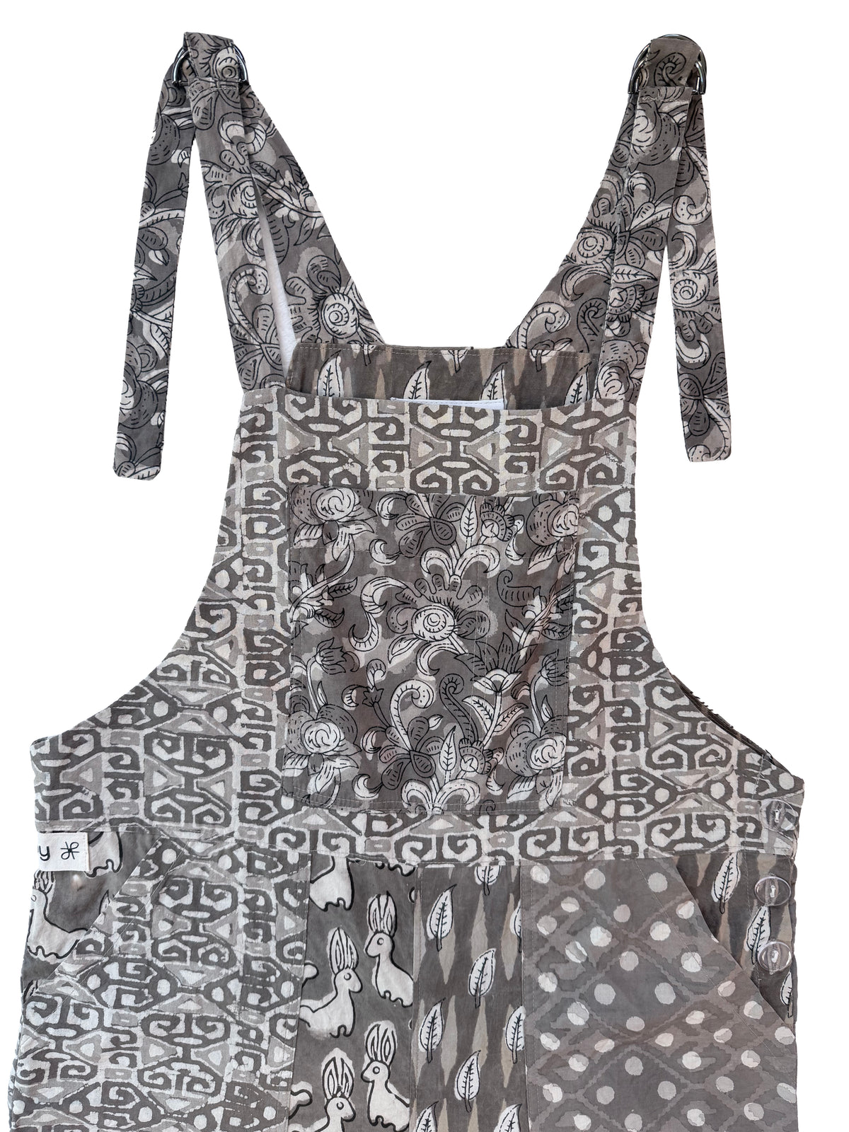 Print Party Gray front view closeup