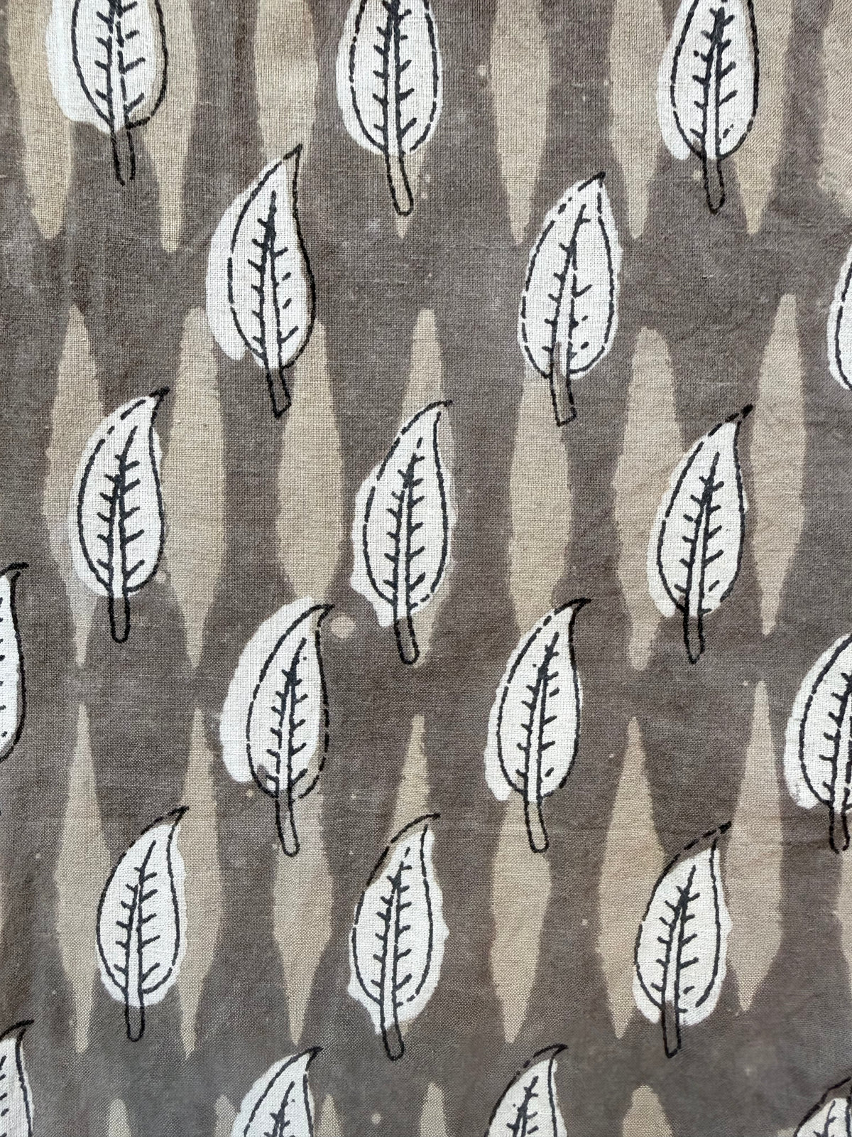 Print Party Gray fabric closeup