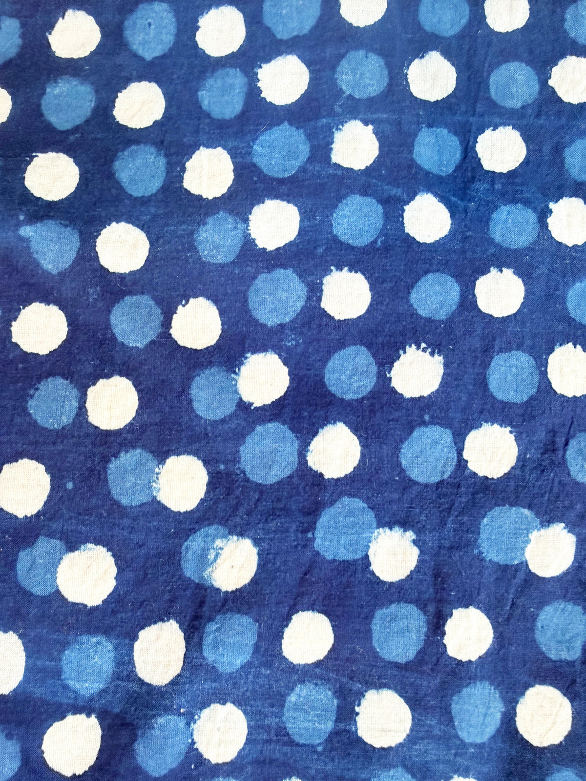 Indigo Moon Dot cotton overalls side view