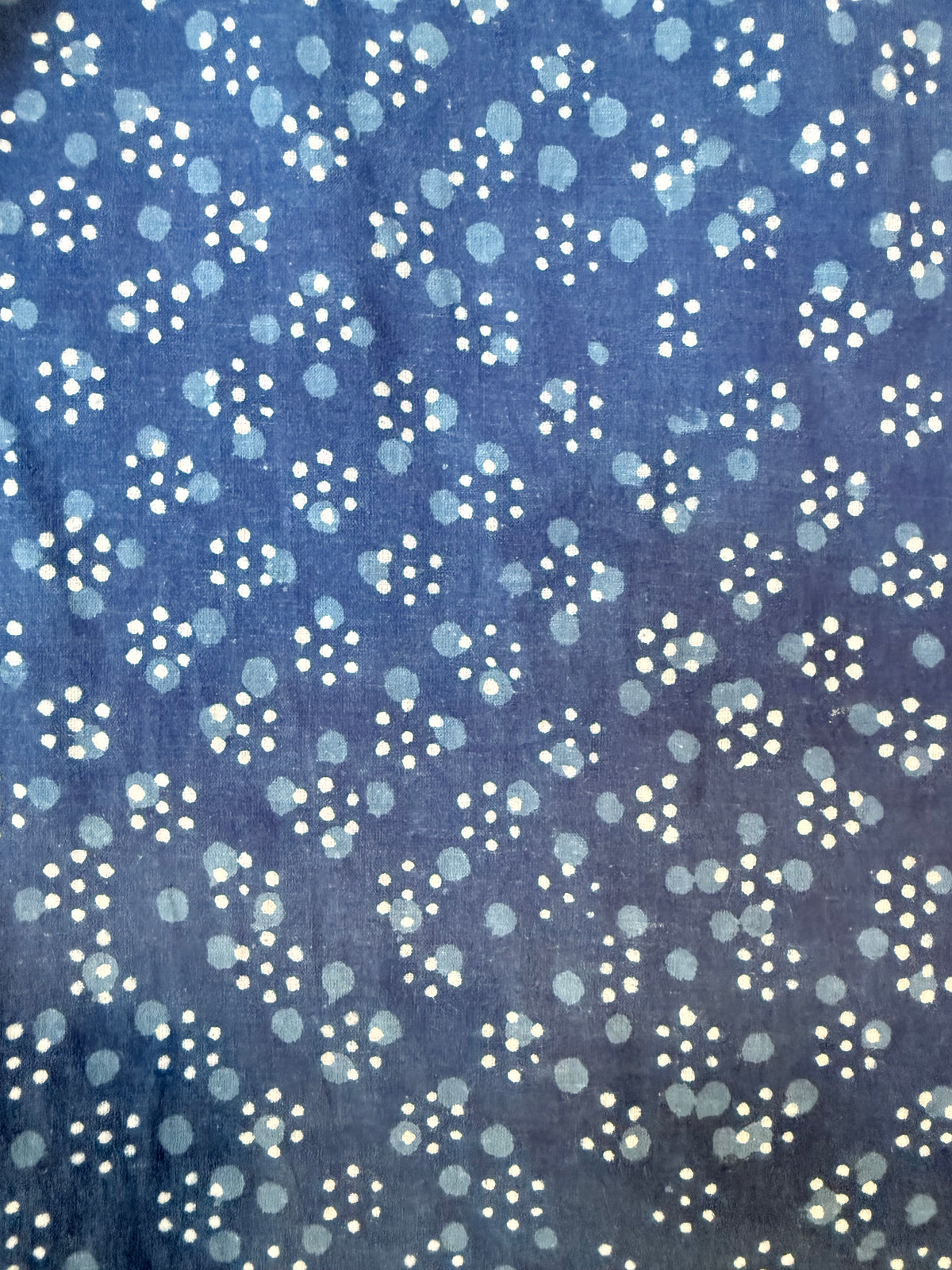 Indigo Constellation cotton overalls side view