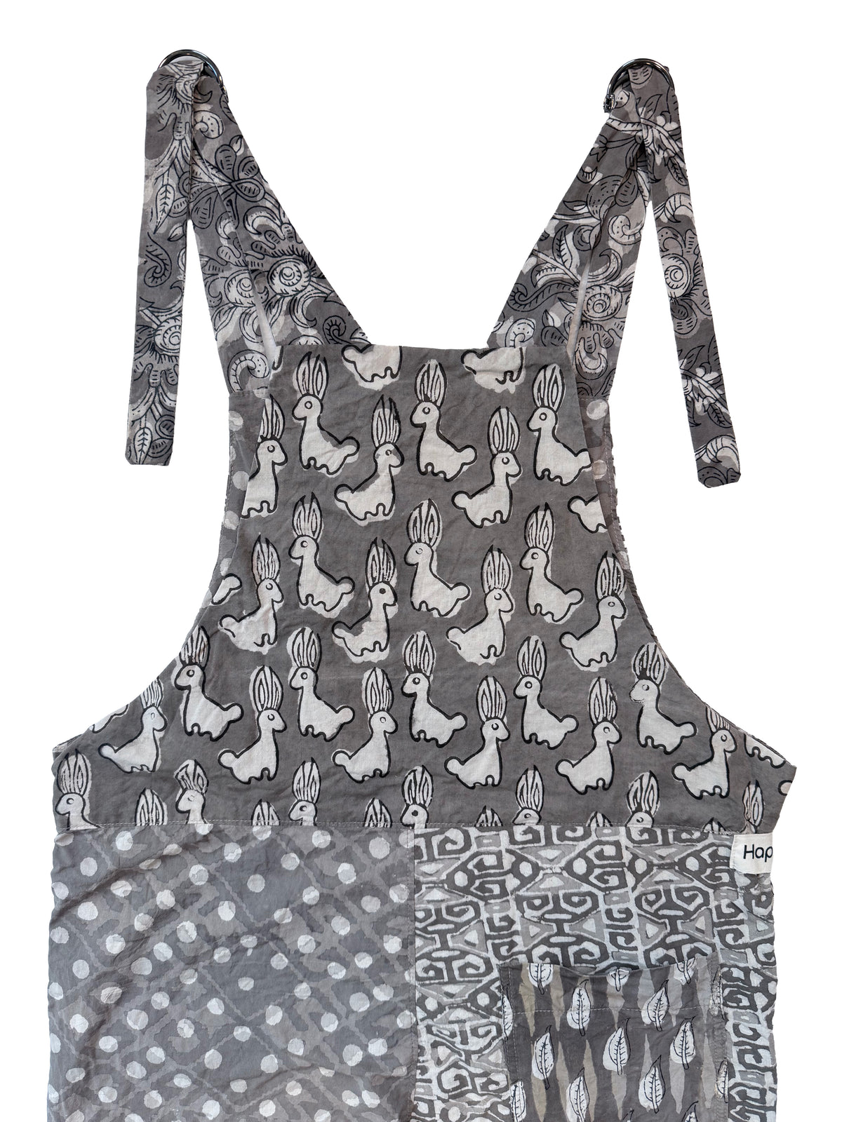 Print Party Gray back view closeup