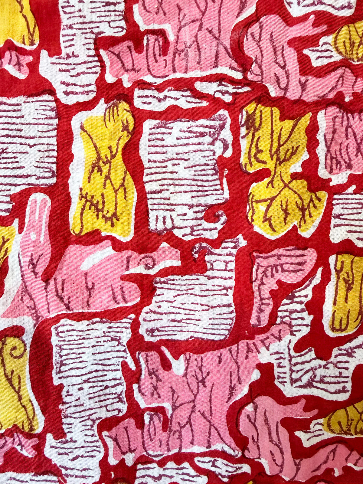Red Tiger cotton overalls side view