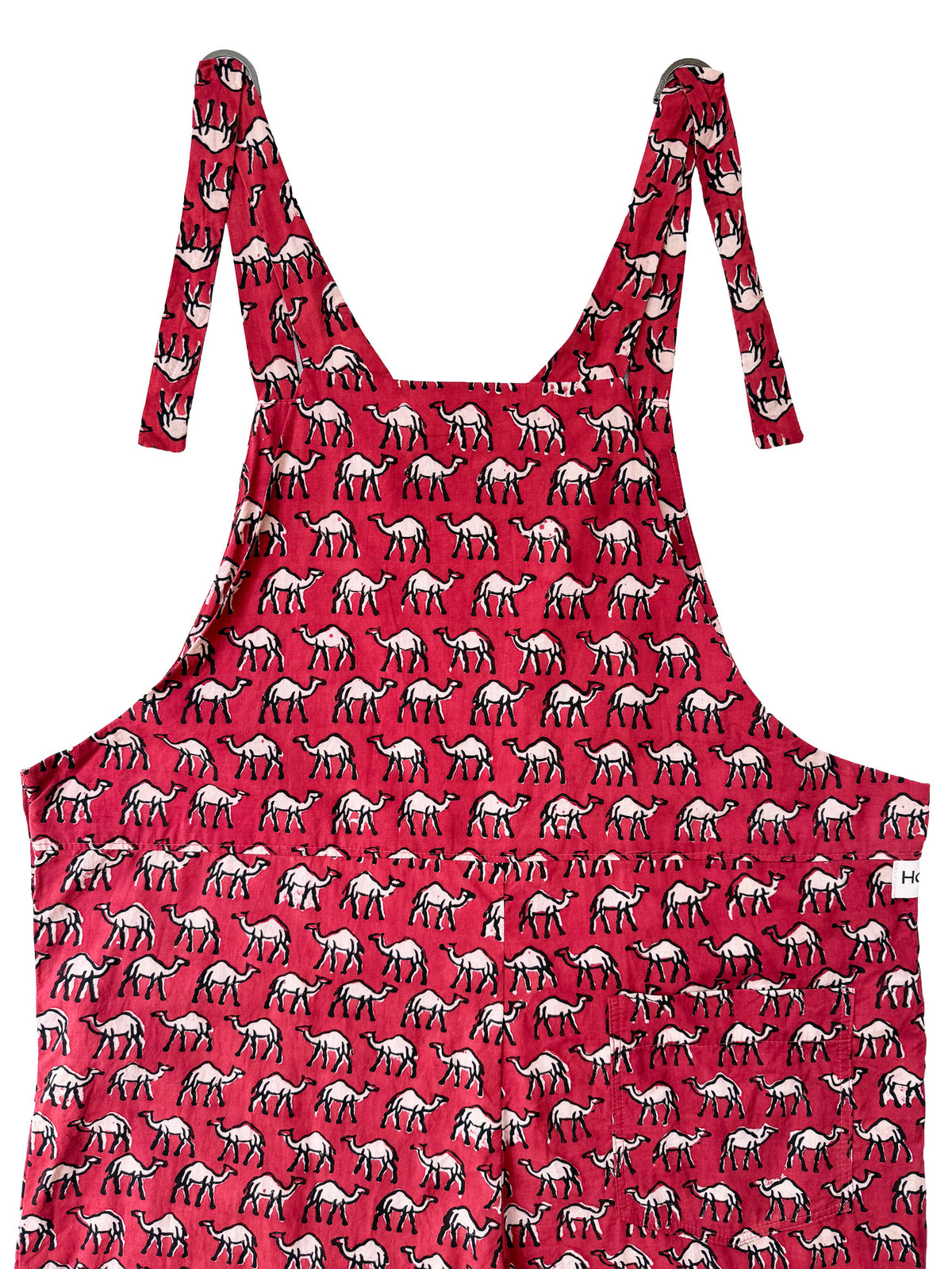 Red Camel Caravan cotton overalls side view
